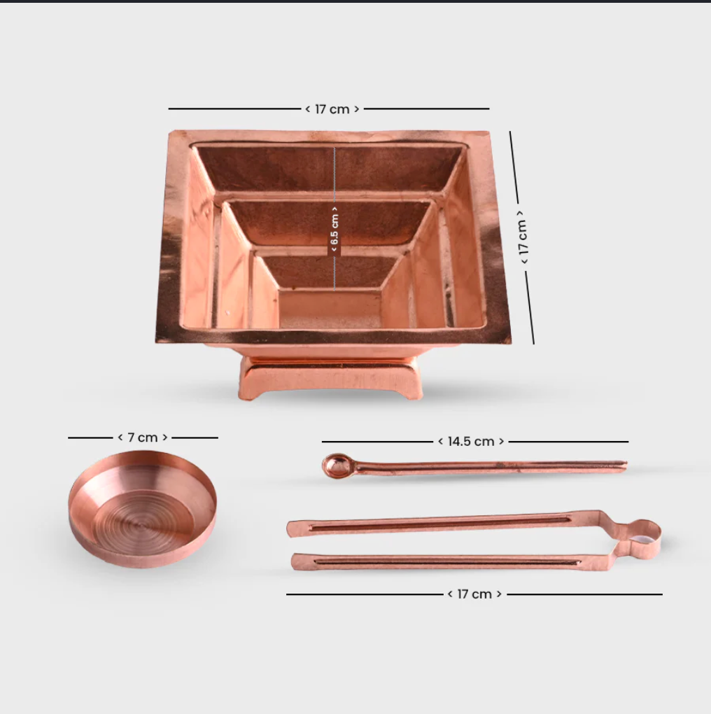 Pure Copper Agnihotra Kit - Copper Healer
