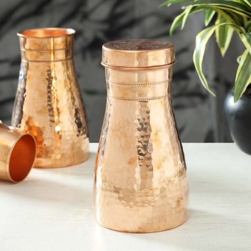 Pure Copper Carafe with lid